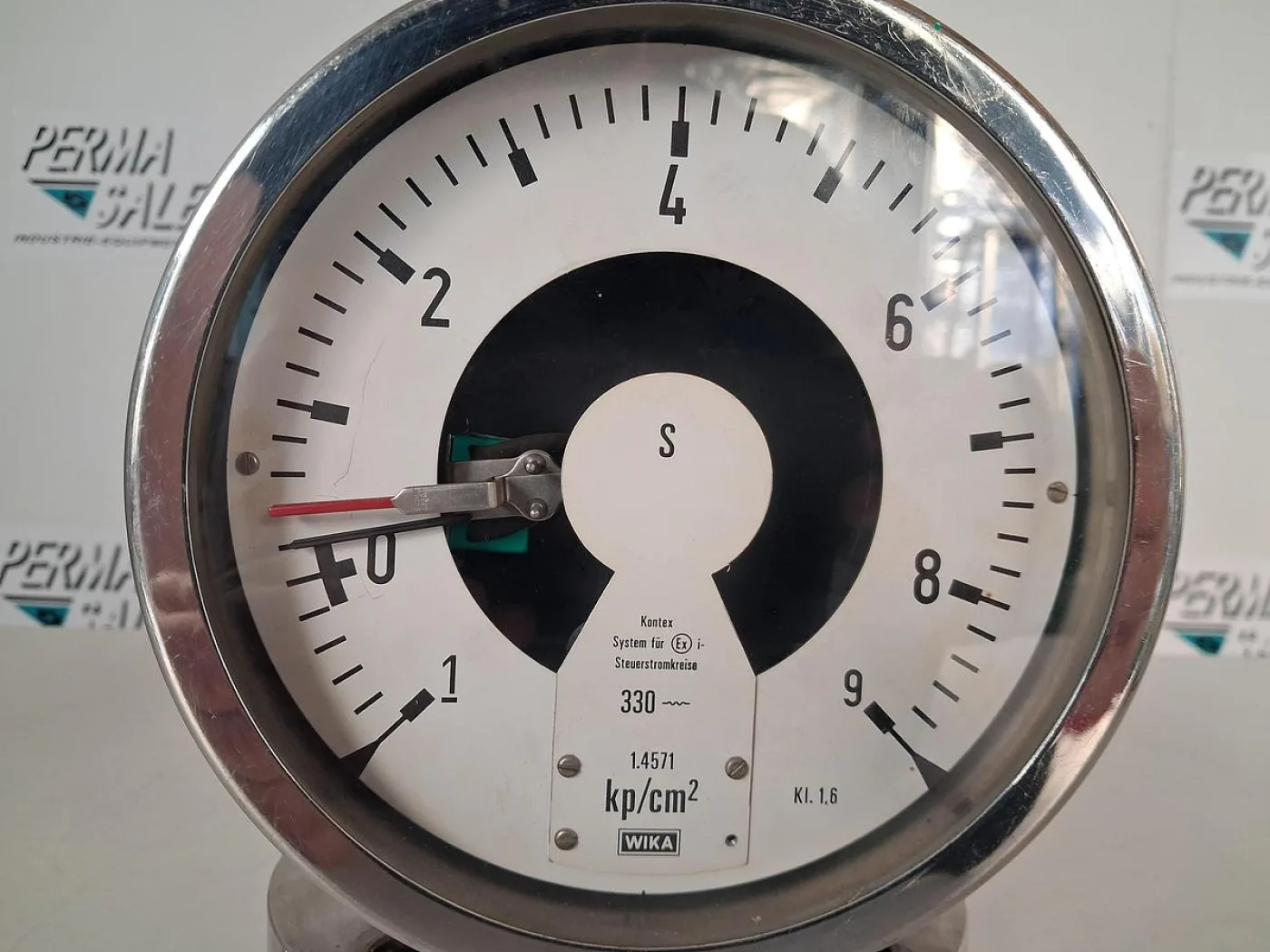 WIKA NG 160 Kontaktmanometer −1 bis 9 bar DN 50 - 2