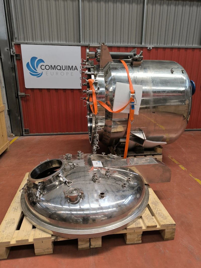 REACTOR TINSMACAL STAINLESS STEEL 2000 LITRES WITH JACKET