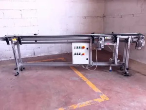 NASTRO TRASPORTATORE A DOPPIO MOTORE – EMMEBI IMPIANTI