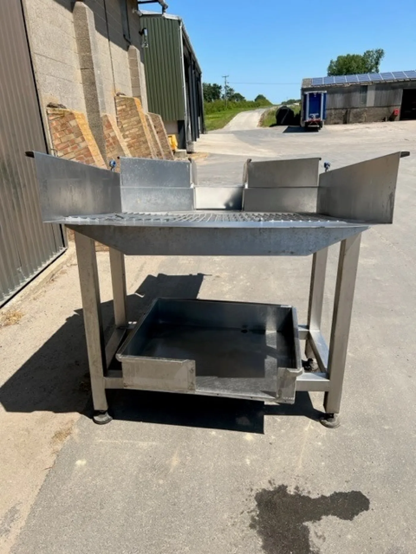 Bulk Hopper Drain Table - 2