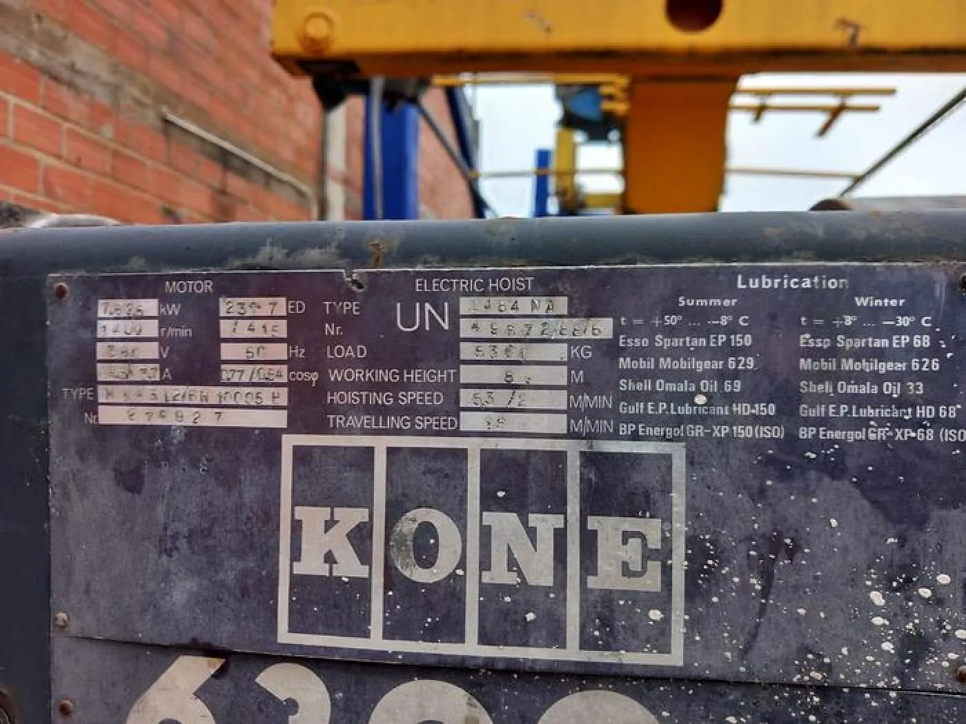 Ponte Rolante KONE de 6,3 ton 17m - 4