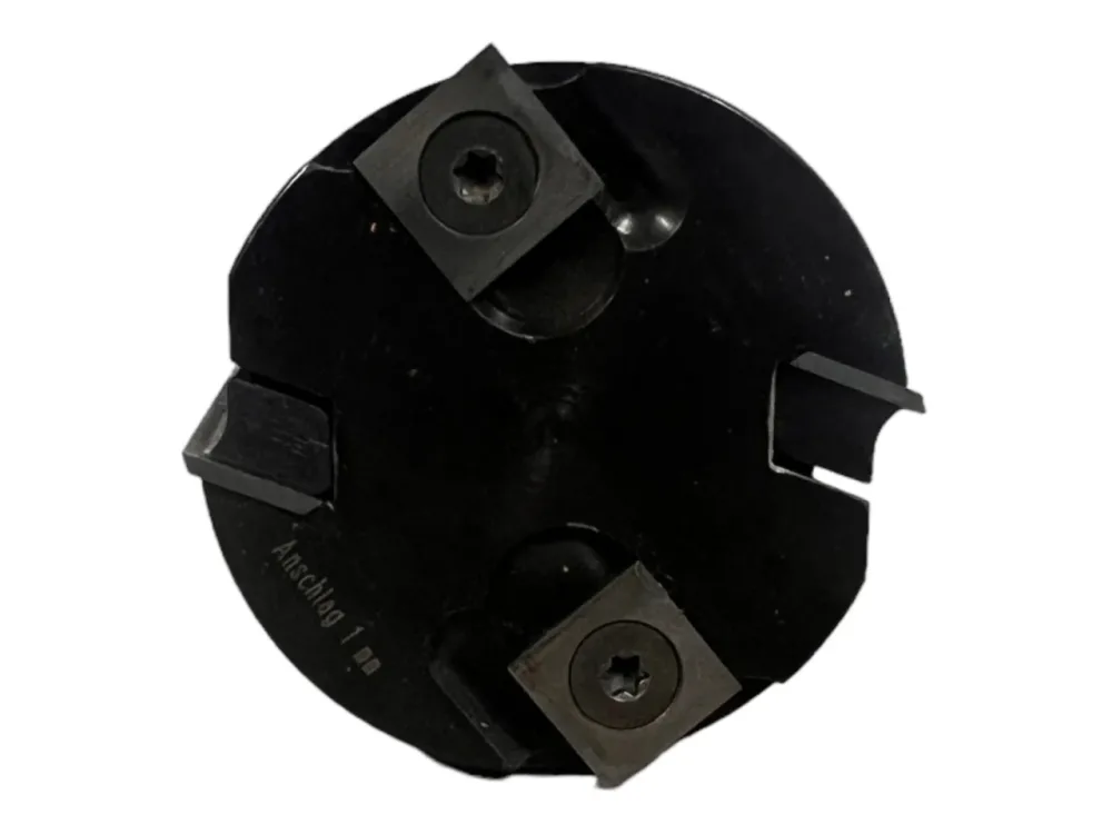 SK 30 ISO 30 Spannzangenfutter LEUCO mit Zahnkranz A=72mm mit Bohrungswerkzeug HM-WPL Füge-Falzkopf D=60 mm x B=50 mm, Z2+V Art.-Nr. 7260502-M