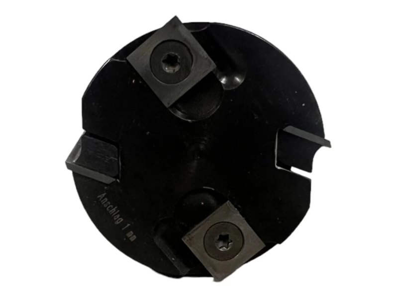 SK 30 ISO 30 Spannzangenfutter LEUCO mit Zahnkranz A=72mm mit Bohrungswerkzeug HM-WPL Füge-Falzkopf D=60 mm x B=50 mm, Z2+V Art.-Nr. 7260502-M