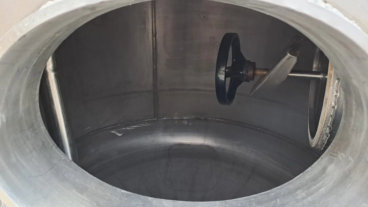 STAINLESS STEEL AUTOCLAVE, FIRM SIRIO ALIBERTI, CAPACITY 32,5 HL ABOUT, SECOND-HAND EQUIPMENT - 6