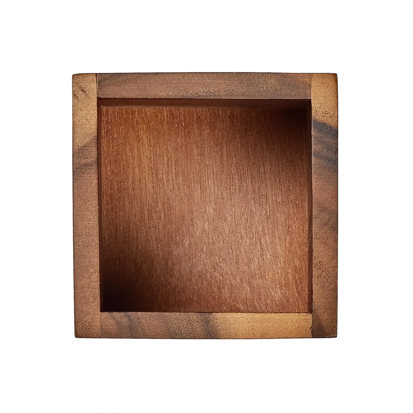 Tala Small Square Storage / Display Box in Lacquered Acacia - islandcatering - 2