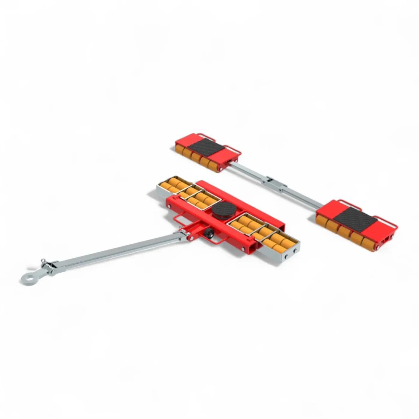 Transportfahrwerk Panzerrollen Set HTS ECO-Skate I 150L+S / 30t Traglast Art.-Nr. 10.150.00.10 - 1