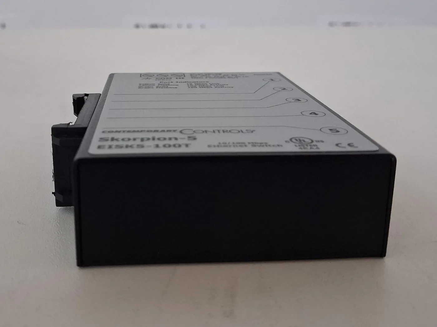 Contemporary Controls Skorpion-5 EISK5-100T Industrial Ethernet Switch - 4