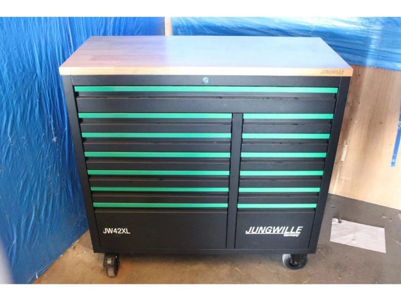 Diversen JW42XL 9 lades gevuld met 248 stuks gereedschap JUNGWILE JW42XL 9 lades gevuld met 248 stuks gereedschap