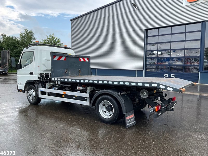 FUSO Canter Euro 6 Hyvalift 5 Ton haakarmsysteem + Flatbedcontainer Just 44.417 km!
