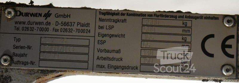 DURWEN DURWEN RZV 35; Breite 1150 mm