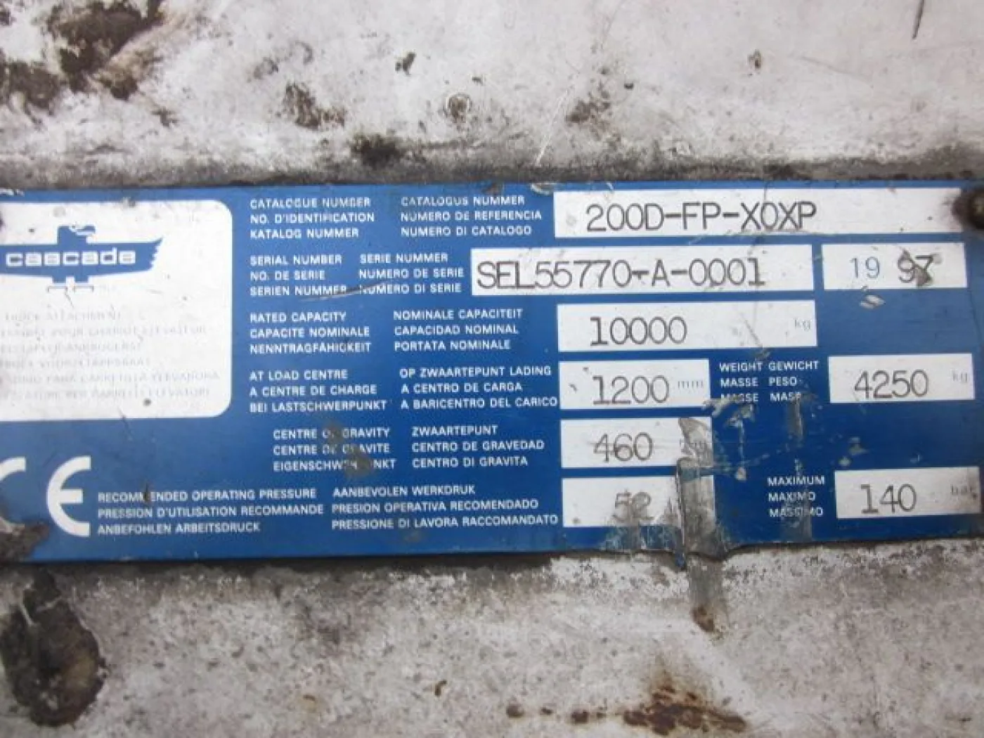 Cascade 200D-FP-X0XP 4 FORKS - 6
