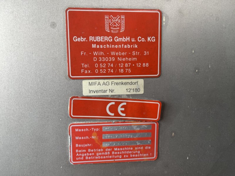 Gebr. Ruberg FCM-200 SR - Cold mixer