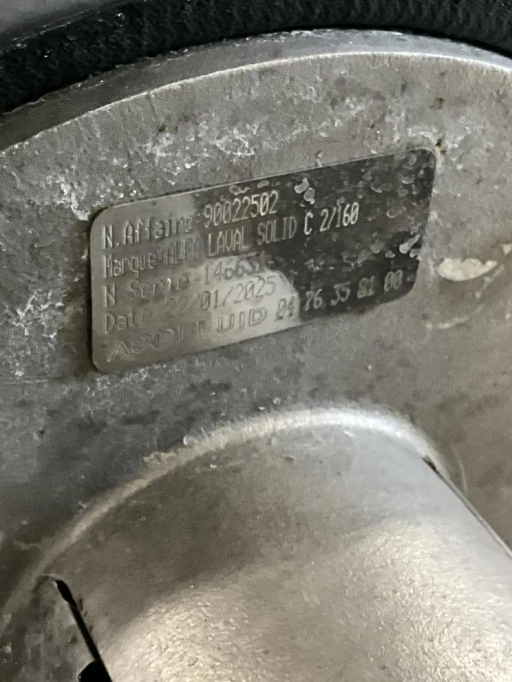 2012 Alfa Laval Alfa Laval SOLIDC-2 Stainless Steel Contact Parts Volute Centrifugal Pump