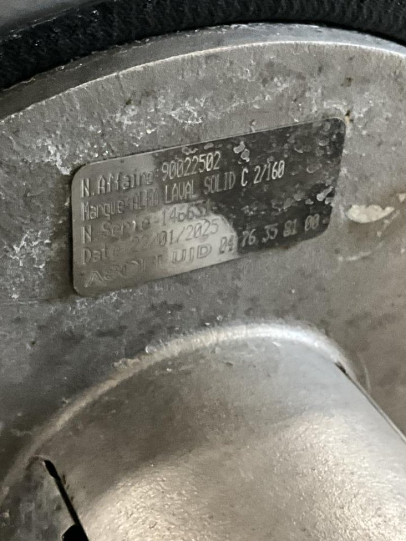 2012 Alfa Laval Alfa Laval SOLIDC-2 Stainless Steel Contact Parts Volute Centrifugal Pump