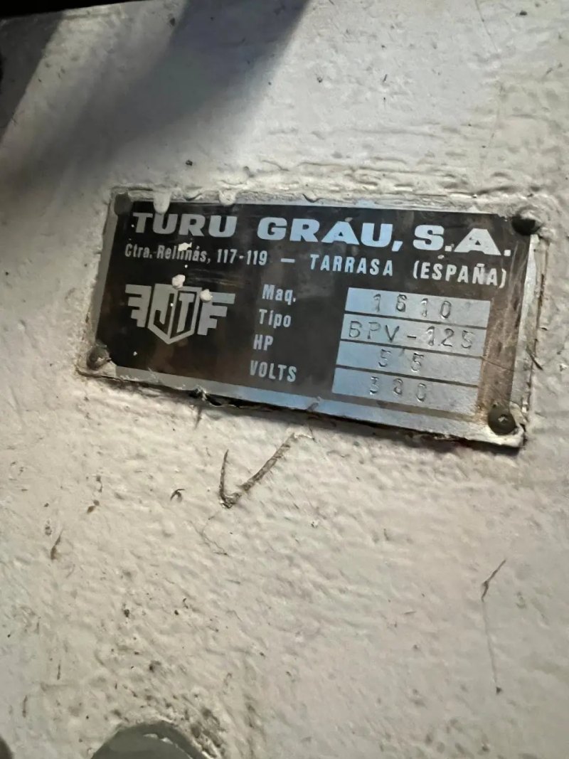 TURU GRAU BPV-125 STAINLESS STEEL REACTOR 125 LITERS