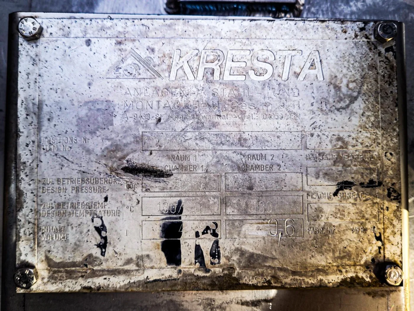 Kresta 4000 Ltr - Stainless Steel Reactor - 4