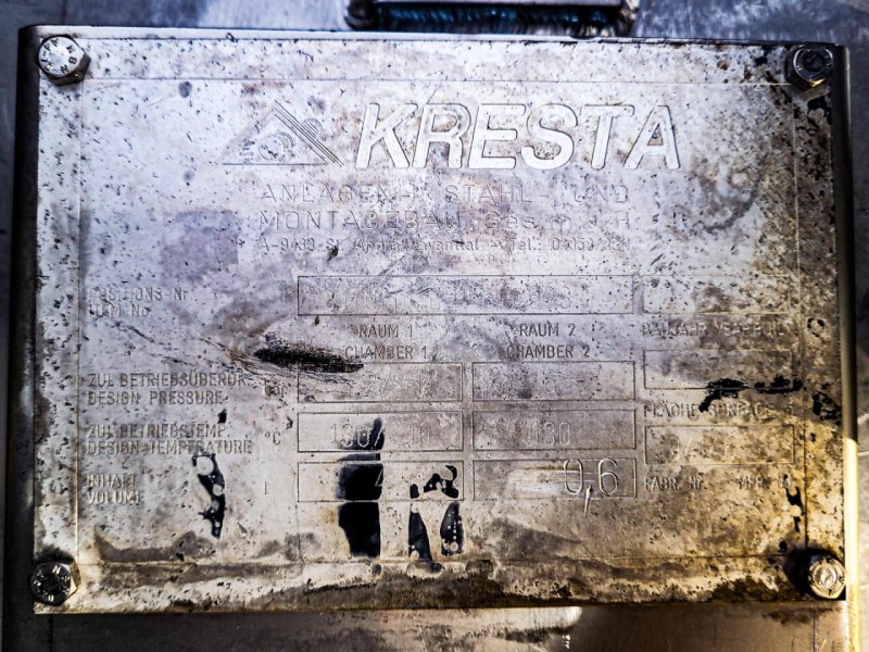 Kresta 4000 Ltr - Stainless Steel Reactor