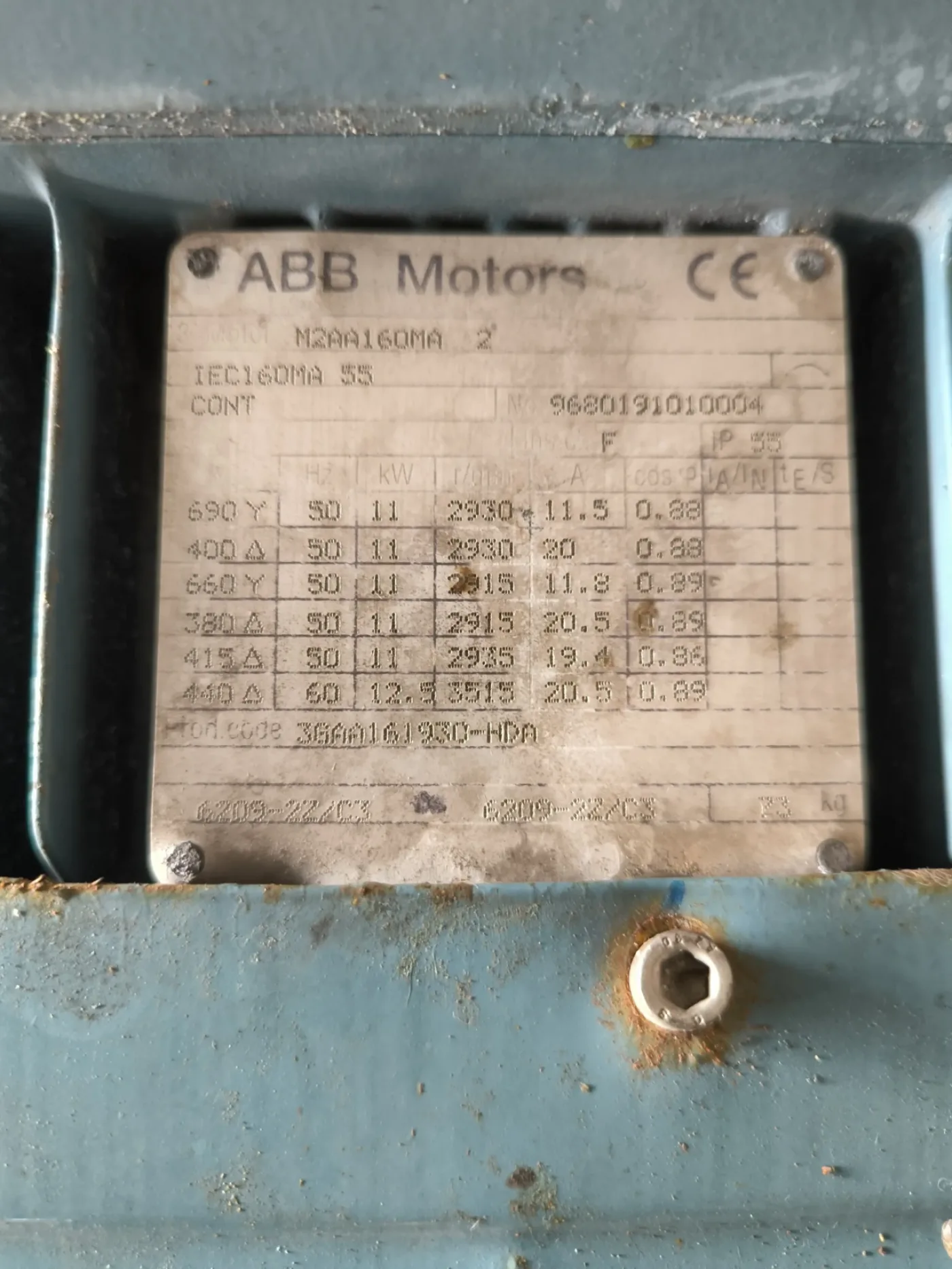 CENTRIFUGAL PUMP ALFA LAVAL LKH 50/180 – 11 KW - 7