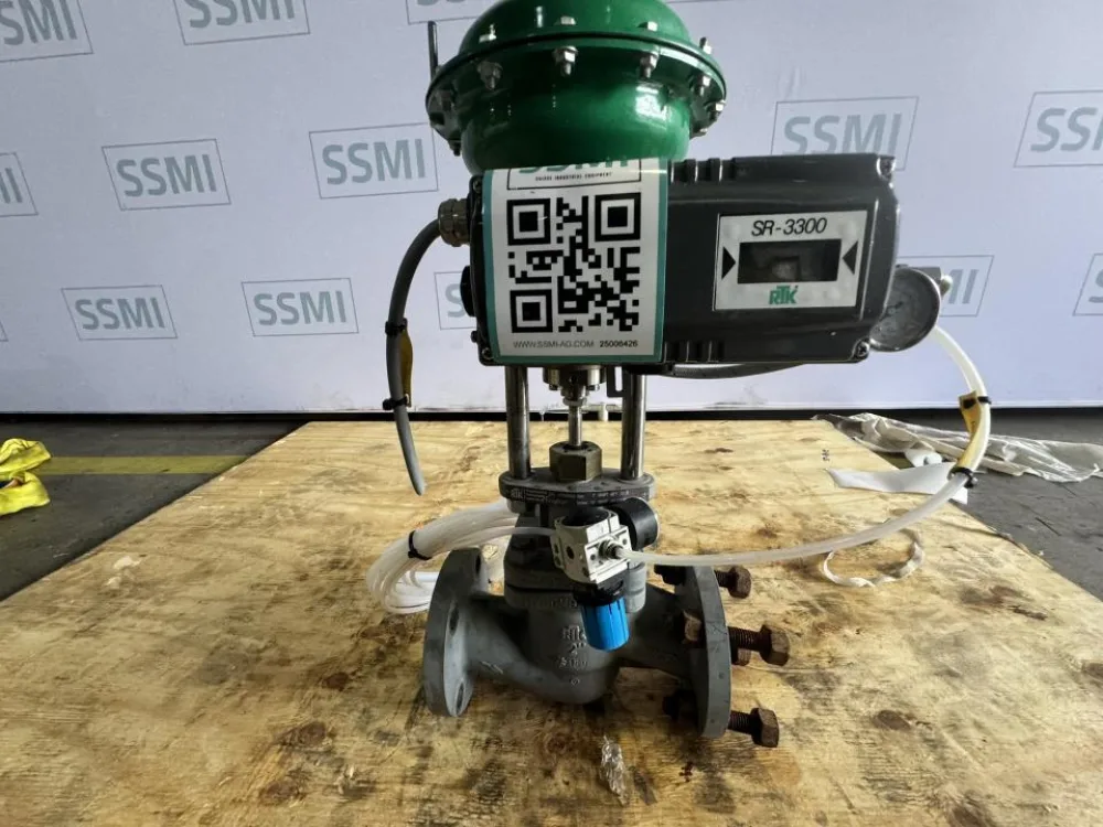 RTK (Regeltechnik Kornwestheim GmbH / CIRCOR) Pneumatic Globe Control Valve with Positioner