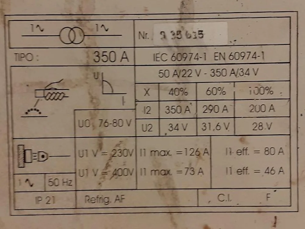 AIR LIQUID ALARC 350