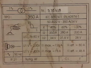 AIR LIQUID ALARC 350