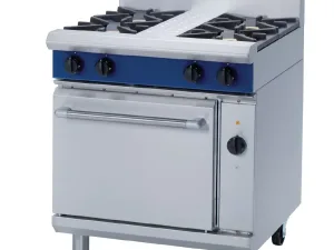 Blue Seal Evolution 4 Burner Electric Convection Oven LPG 750mm GE54D/L - islandcatering