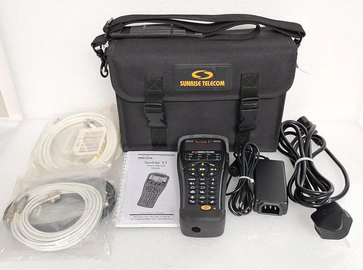Sunrise Telecom SunLite E1 2.048 Mbit/s Test Set. Includes Clock Shift & VF Measure Options - 1