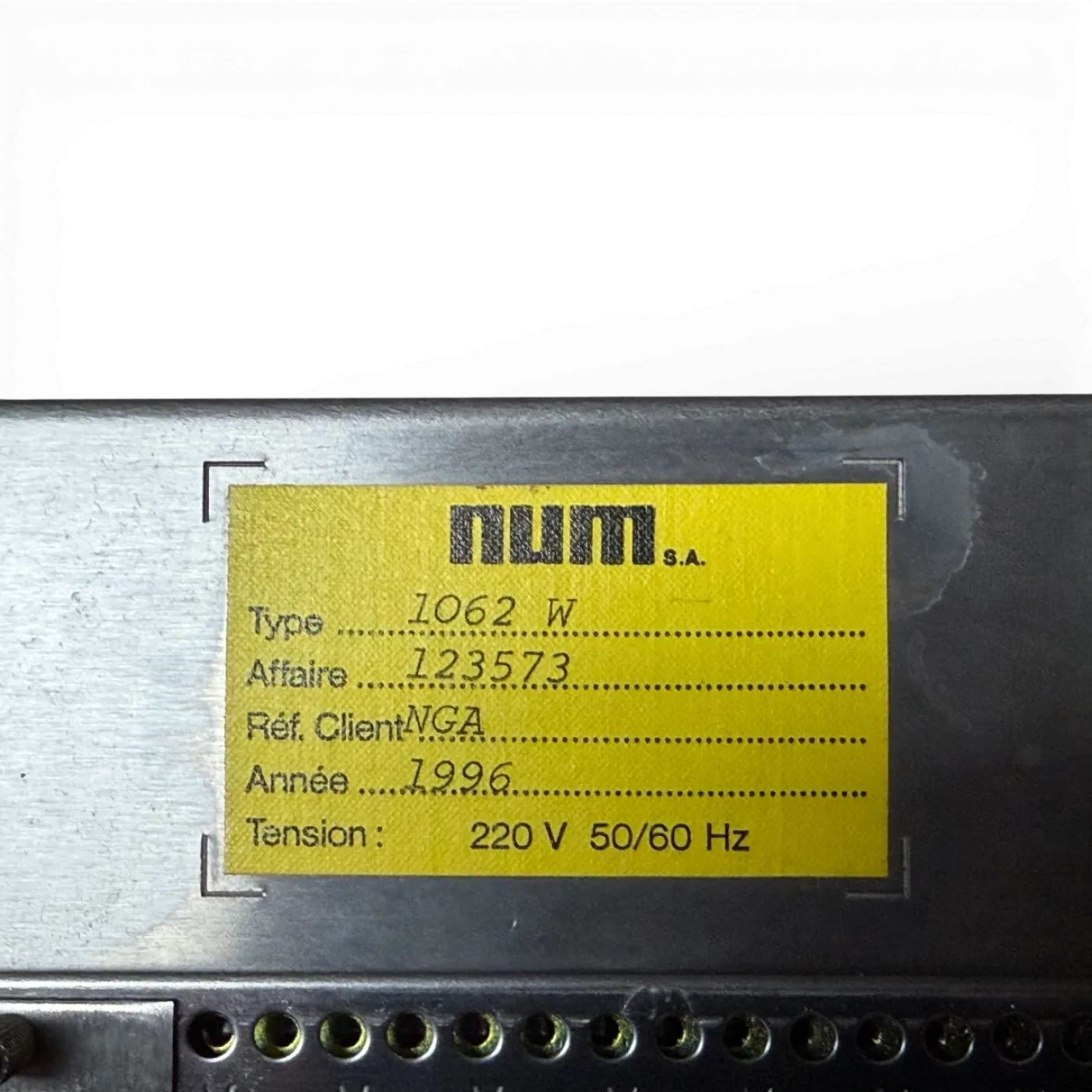 NUM SA CNC Kartenrahmen Grundrahmen Type 1062 W für HOMAG WEEKE Art.-Nr. 20520303 - 5