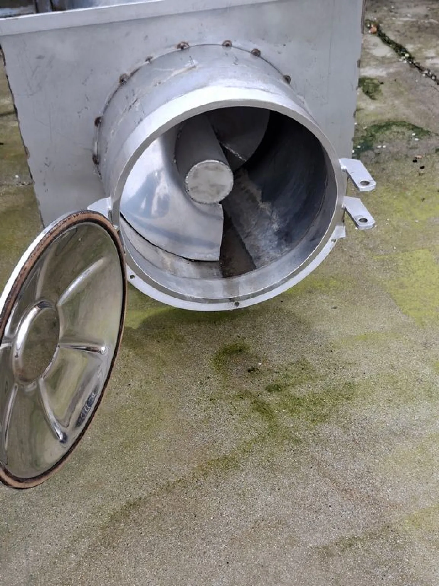 HOPPER / CONVEYOR FOR GRAPES MADE OF STAINLESS STEEL SHEET, SECOND HAND MACHINE - 7
