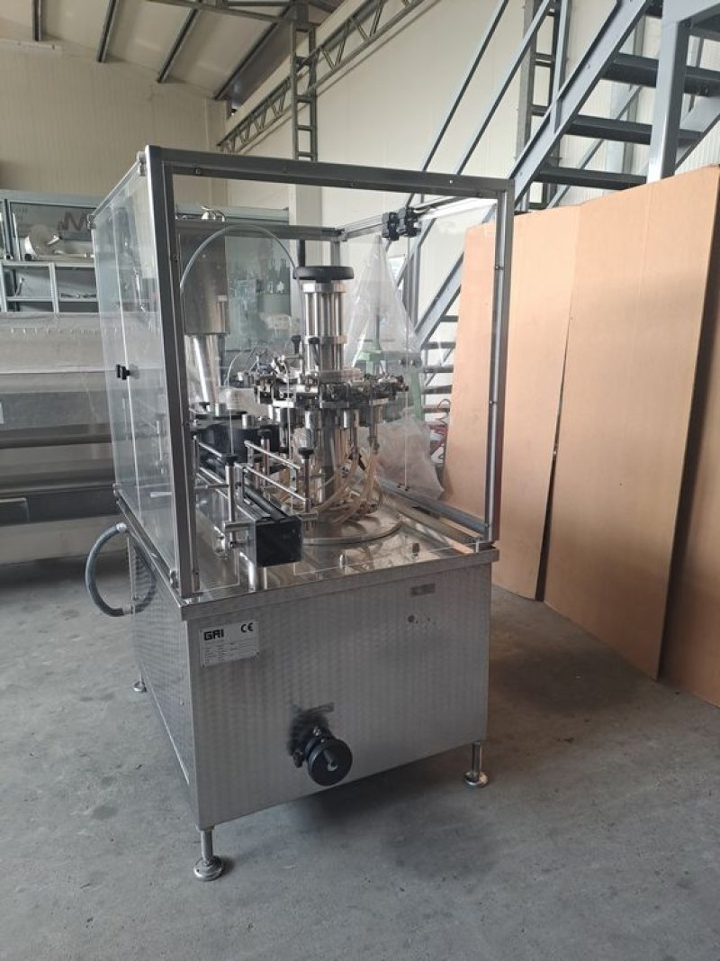 RINSER MACHINE GAI 9 NOZZLES IN STAINLESS STEEL, MODEL 10009, SECOND HAND MACHINE