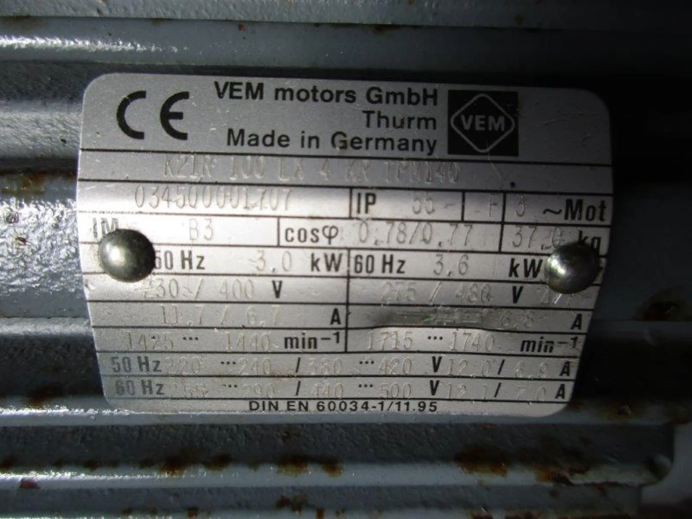 100 LX 4 KR TPM 140 VEM Thurm - 2