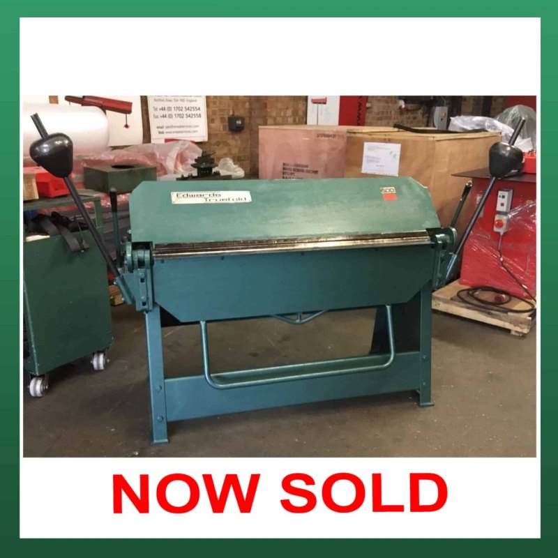 EDWARDS Straight Folder 1270mm - WNS - W. Neal Services Ltd