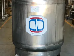 USED CRYO DIFFUSION RBP 600 VLR STAINLESS STEEL TANK 640 LITERS