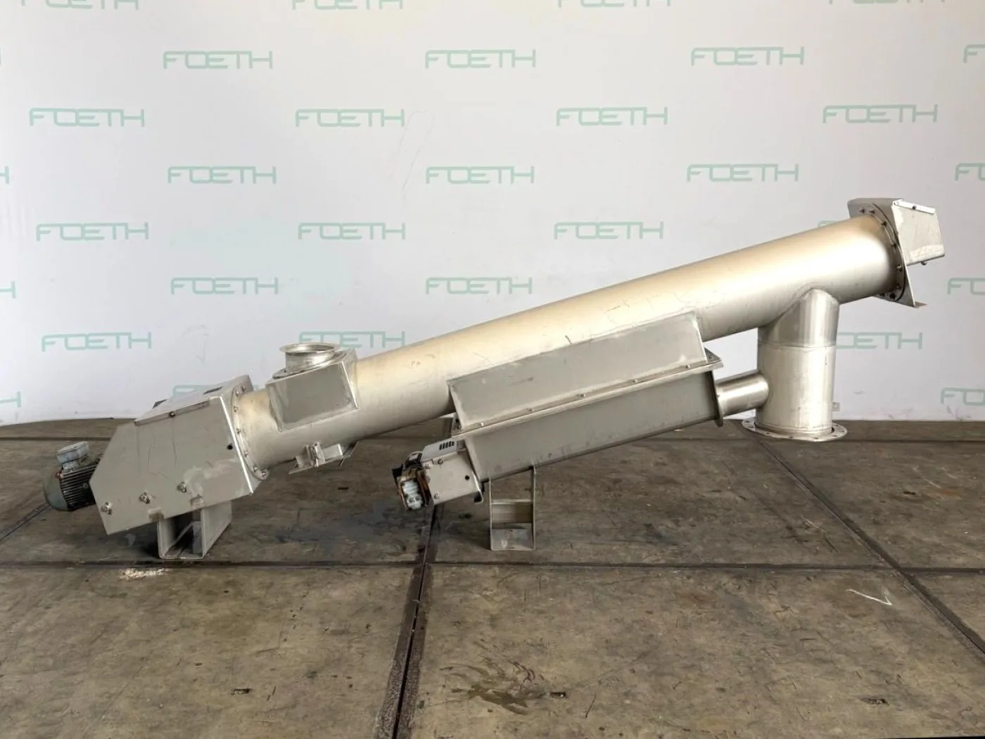 inclined screw + dosing screw - Vertical screw conveyor - 5