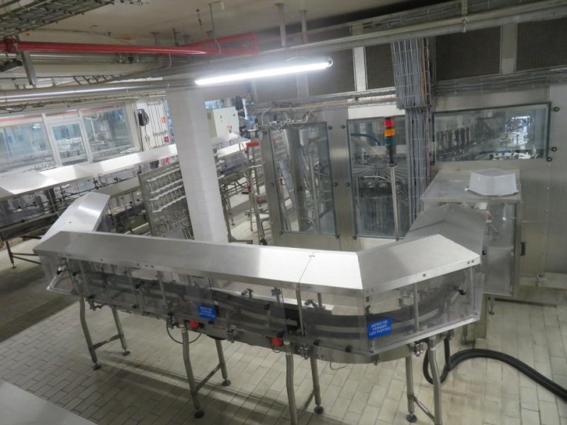 2015 Sipac Sipac 010 011 In Alimentation Convoyeur Belt System for Bouteille Remplissage Machine - Line 4