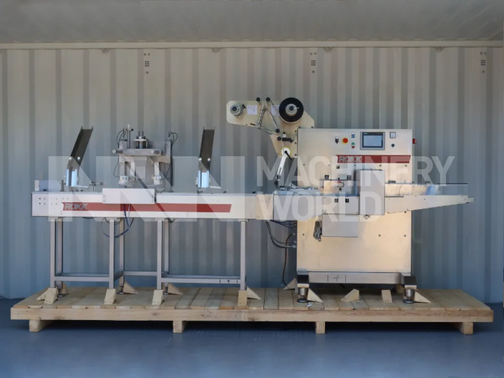 ROKK RU6000 Tecno-Sandwich Ice Cream Filling &amp; Wrapping Machine