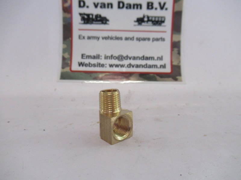 Knie 90 graden brandstof/vacuümpomp