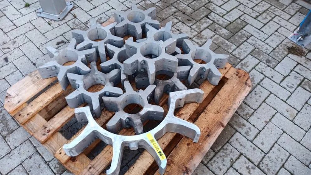 Gears for dehairing machine