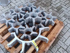 Gears for dehairing machine