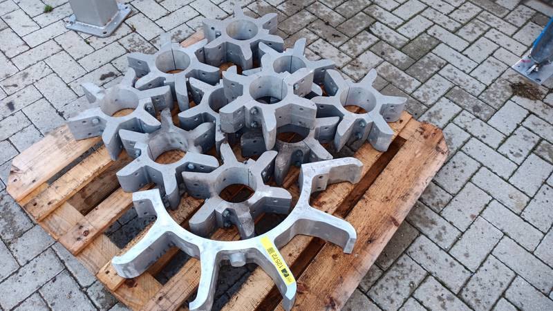 Gears for dehairing machine