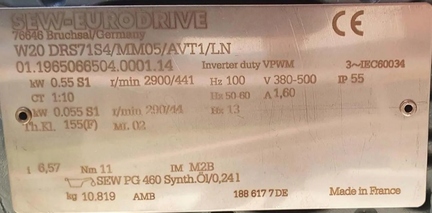 Nord Drive Systems MM05/AVT1/LN Conveyor Drive Unit - 3