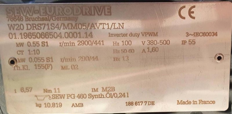 Nord Drive Systems MM05/AVT1/LN Conveyor Drive Unit