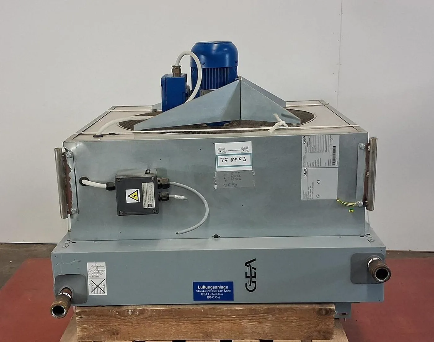GEA Wärmetauscher / Luftkühler mit integriertem Axialventilator und ATEX-Motor - 3