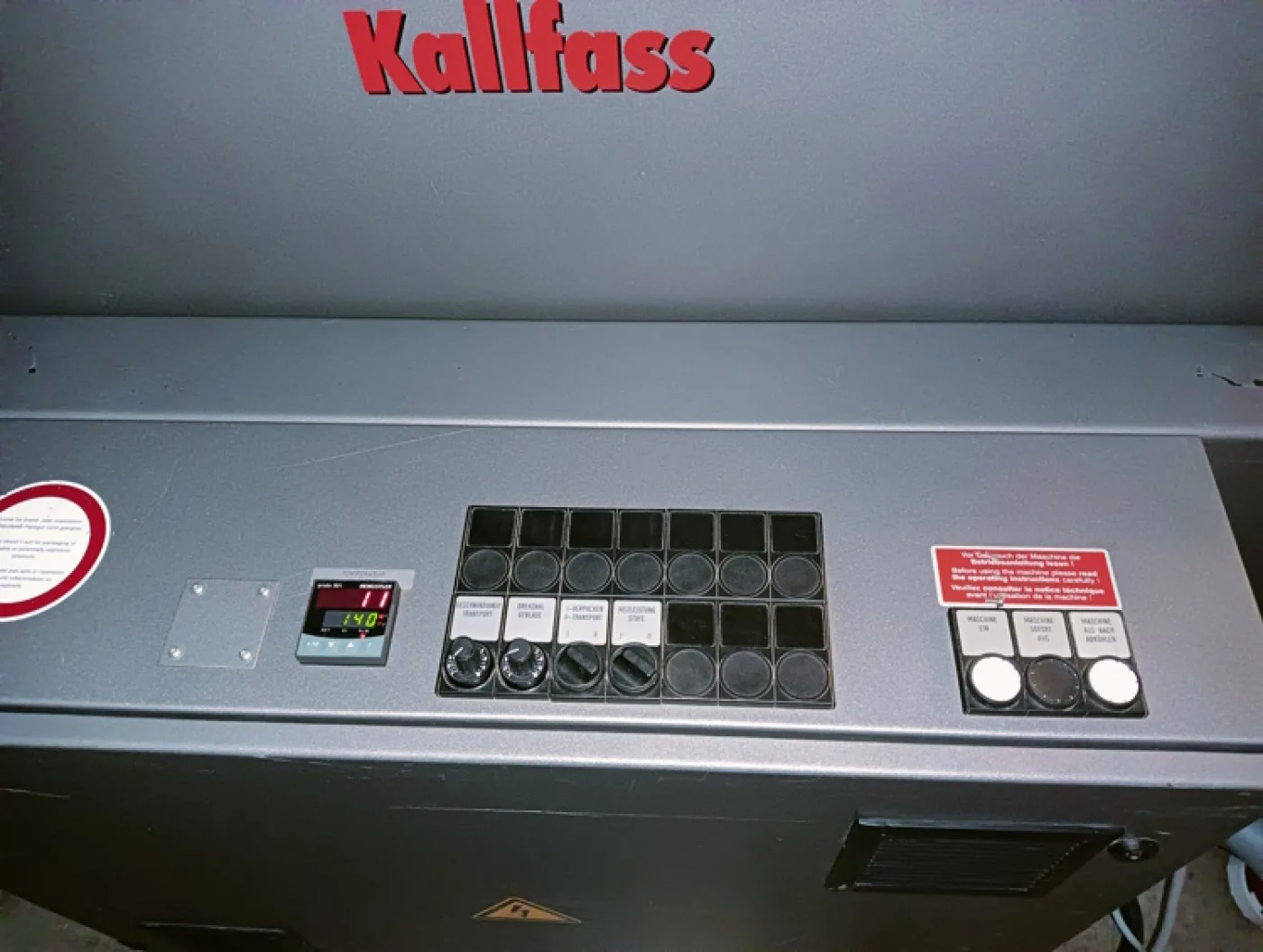 Verpackungsmaschine Kallfass Universa 5050 mit Tunnel Compact 650 S - 7