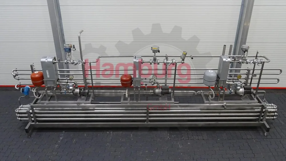 Tubular Heat Exchanger (THE) - Tetra Pak Tetra Spiraflo MT-70/4x16s-6-1 + MT-38/1x20s-6