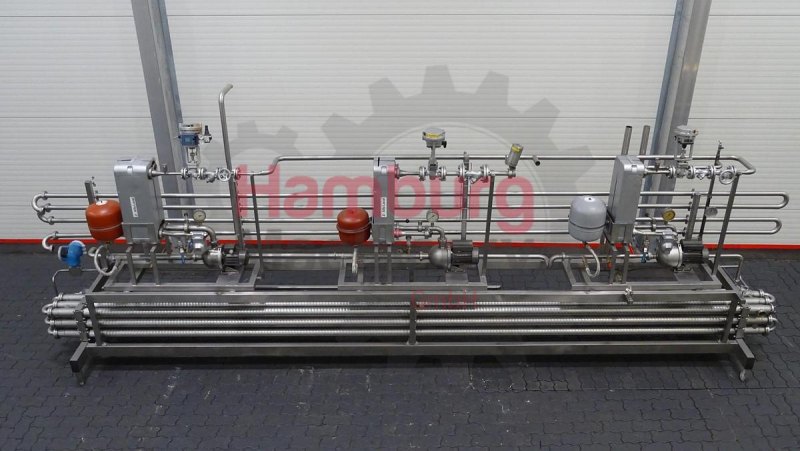 Tubular Heat Exchanger (THE) - Tetra Pak Tetra Spiraflo MT-70/4x16s-6-1 + MT-38/1x20s-6