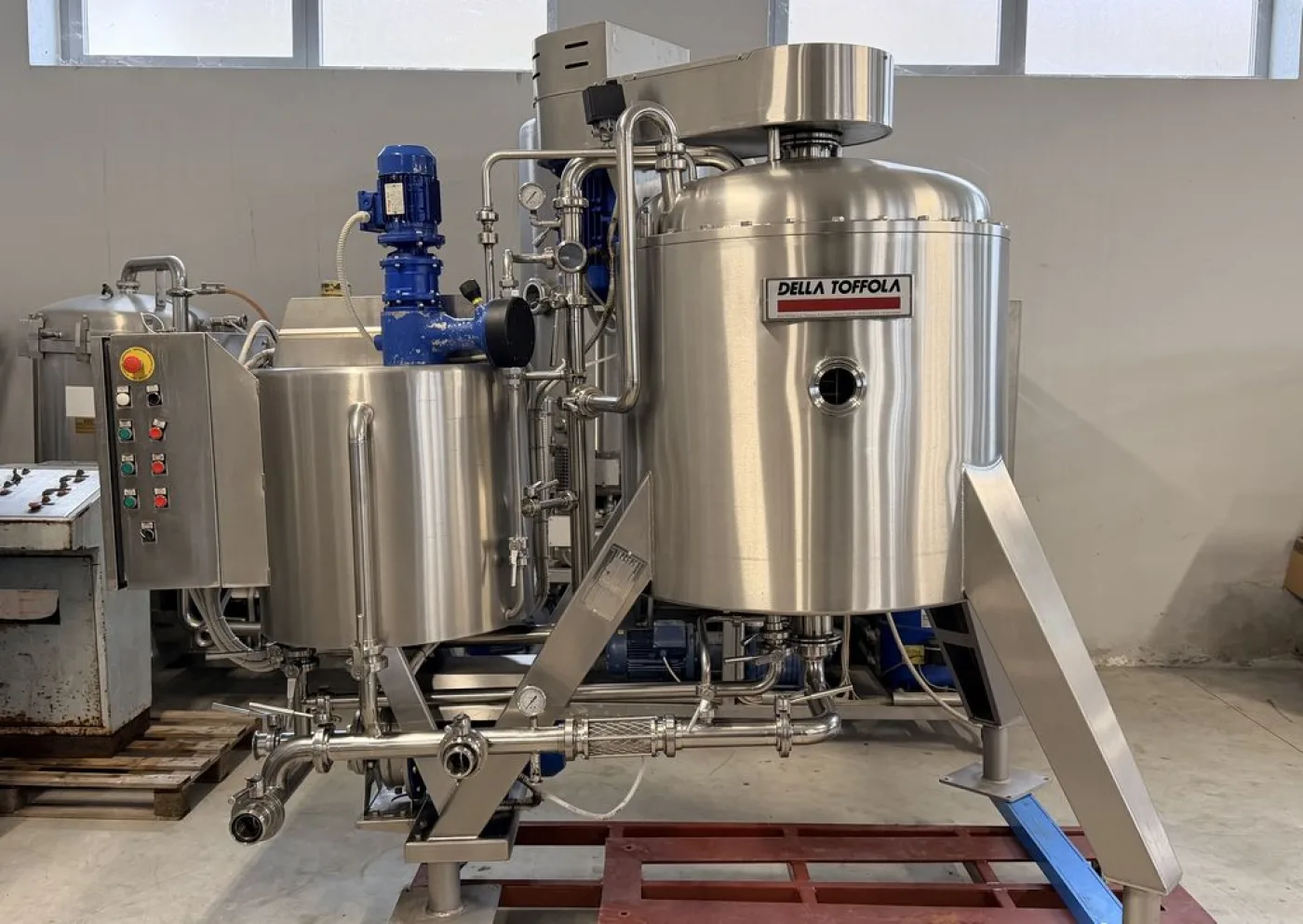 KIESELGUR FILTER DELLA TOFFOLA MOD. NF10 IN STAINLESS STEEL, 10 MQ FILTERING SURFACE, SECOND HAND MACHINE - 1
