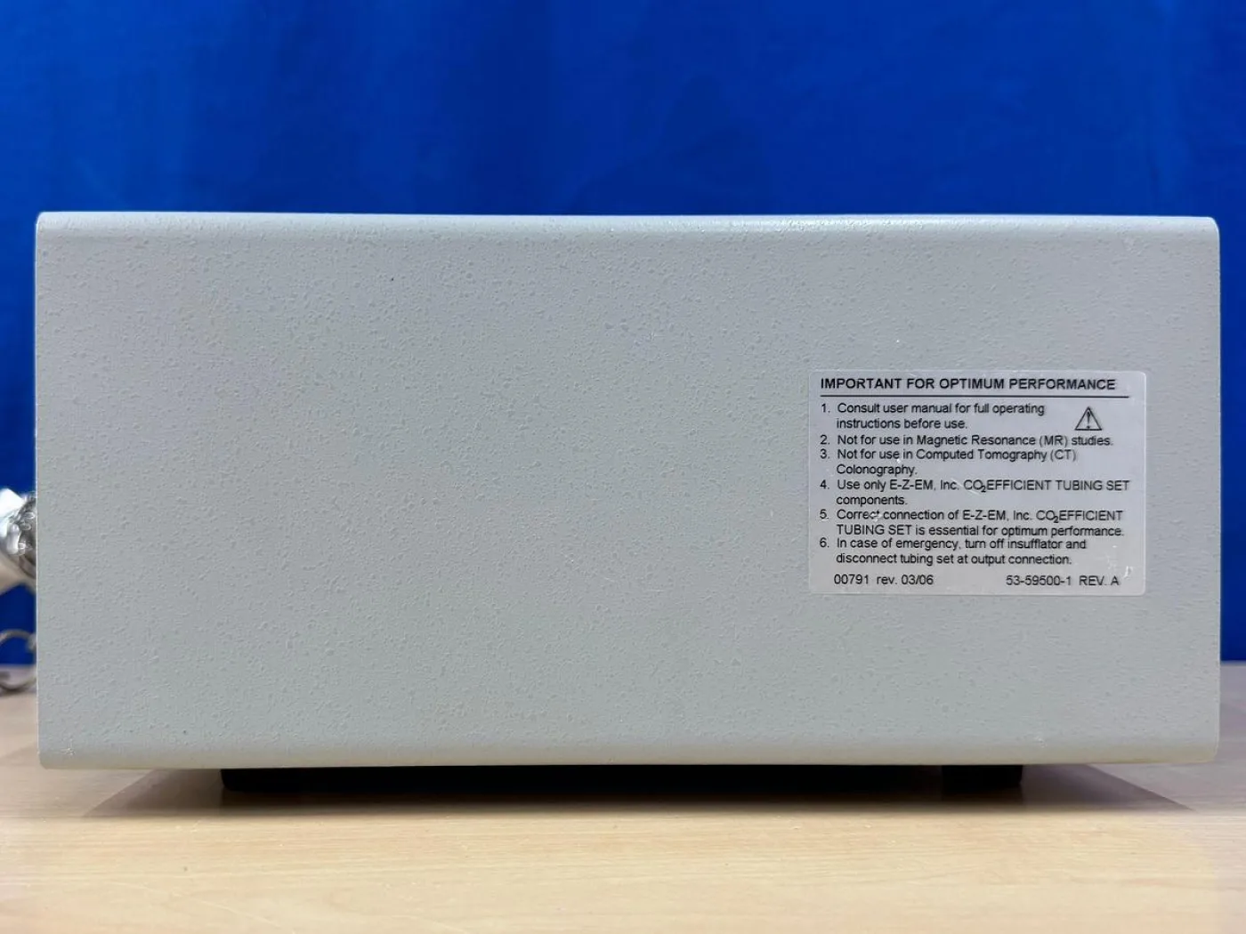 Ezem CO2 Efficient Endoscopic Insufflator REF 6600 - 7