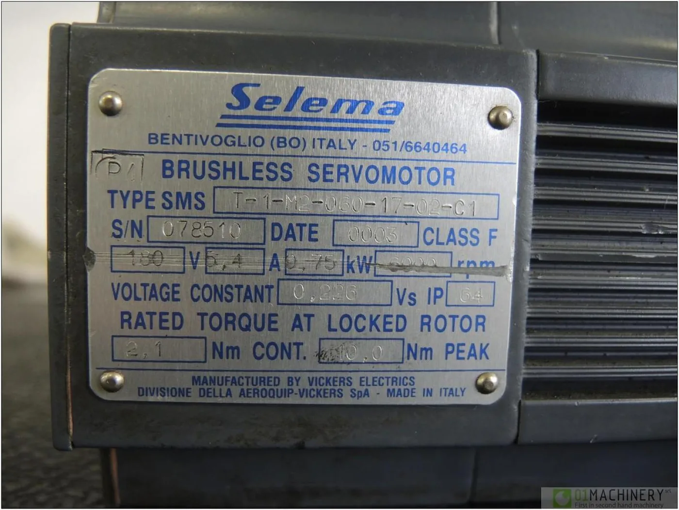 2000 SELEMA T-1-M2-060-17-02-C1 AI2192 - 5