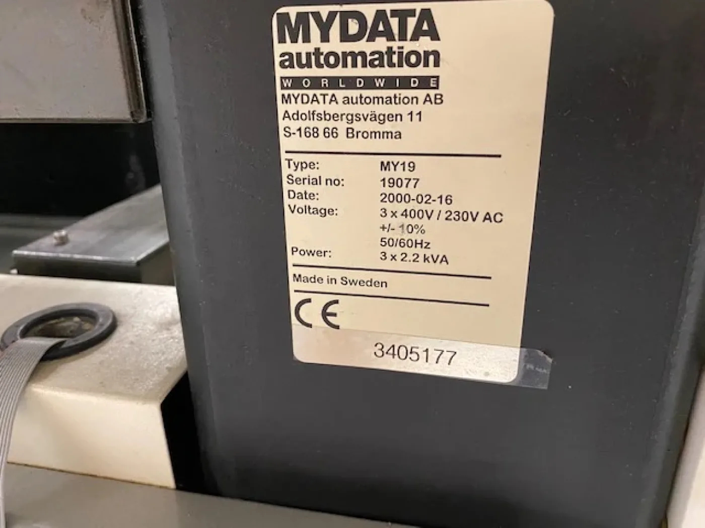 MYDATA MY19, vintage 2000 - 1